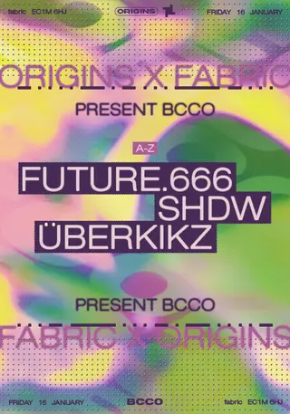Fabric X Origins Bcco Future 666 Uberkikz Shdw at Fabric Fabric X Origins Bcco Future 666 Uberkikz Shdw at Fabric
