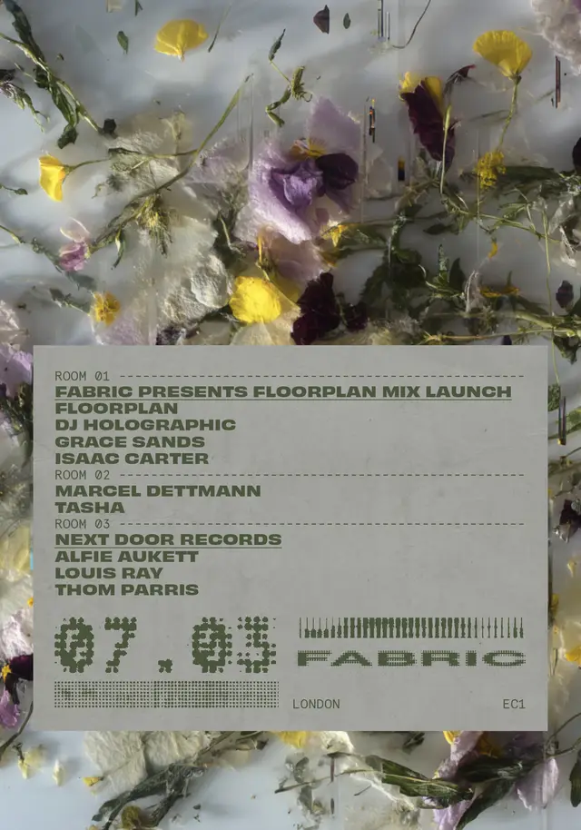 Fabric Presents Floorplan Mix Launch Floorplan Marcel Dettmann Grace Sands Dj Holographic