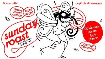 Sunday Roast - EDM event at Café de la Musique in Barcelona