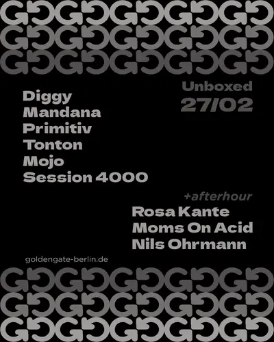 Unboxed - EDM event at Golden Gate in Berlin