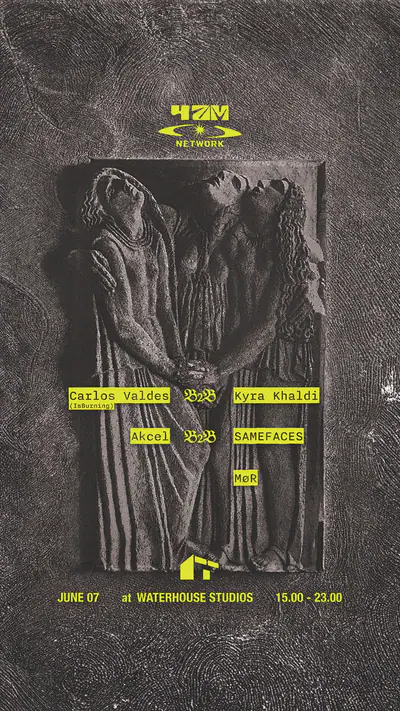 4AM Network present: Carlos Valdes(IsBurning) b2b Kyra Khaldi - EDM event at Waterhouse Studios in Amsterdam