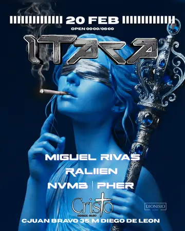 ITACA WHIT Miguel Rivas, RALIIEN, NVMB ND PHER at Cristo Social Club ITACA WHIT Miguel Rivas, RALIIEN, NVMB ND PHER at Cristo Social Club