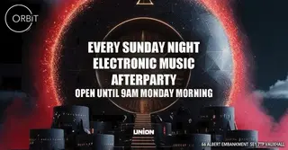 Orbit Sunday night / Monday morning after party at Union Club, Vauxhall