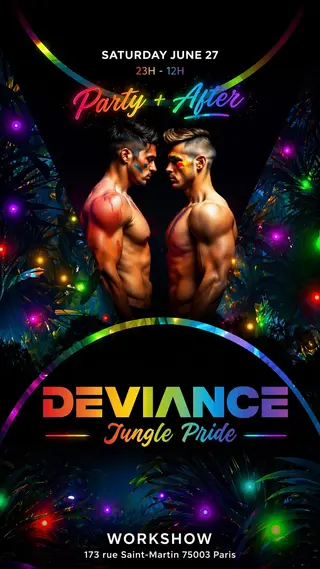 DEVIANCE JUNGLE PARIS PRIDE - Party + After at Workshow