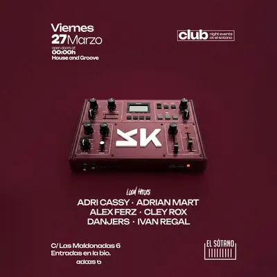 KAPPA HOUSE & GROOVE: Adri Cassy, Adrián Mart, Alex Ferz, Cley Rox, Danjers, Ivan Regal - EDM event at EL SÓTANO in Miami