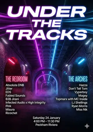 (House/Garage/Dnb) LOST SOULS PRESENTS - Under the Tracks at Peckham Riviera