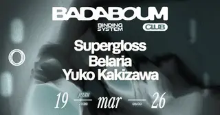 Club — Binding System: Supergloss, Belaria, Yuko Kakizawa Barcelona 2026 - EDM news article