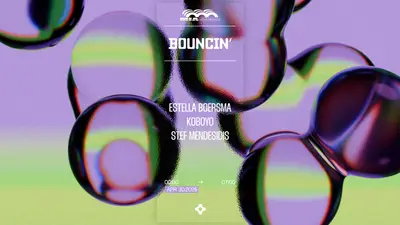 BOUNCIN': Estella Boersma, Koboyo, Stef Mendesidis - EDM event at Mia Mao in Paris