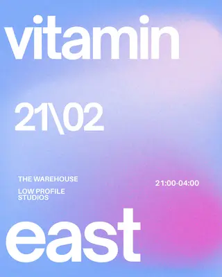 Vitamin East: 5th Party with Esker & Friends at Low Profile Studios Vitamin East: 5th Party with Esker & Friends at Low Profile Studios