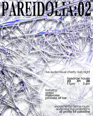 PAREIDOLIA02: Audio-Visual Charity Club Night at Headrow House