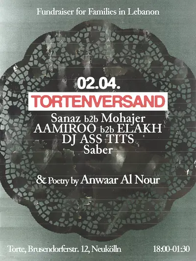 TORTENVERSAND - EDM event at TORTE BAR in Berlin