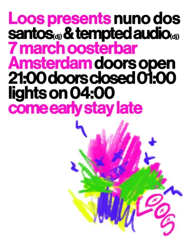 Loos Loos - EDM event at Oosterbar in Amsterdam