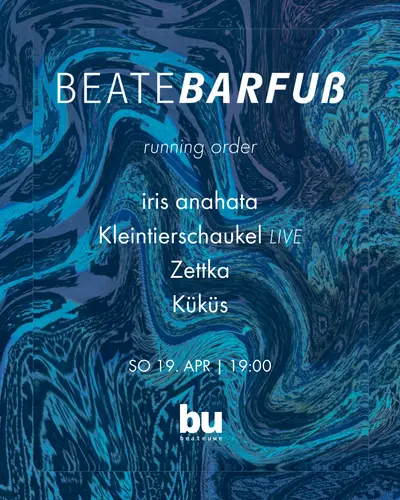 Beate Barfuß /// iris anahata, Kleintierschaukel (live), Zettka, KüSKüS Beate Barfuß /// iris anahata, Kleintierschaukel (live), Zettka, KüSKüS - EDM event at Beate Uwe in Berlin