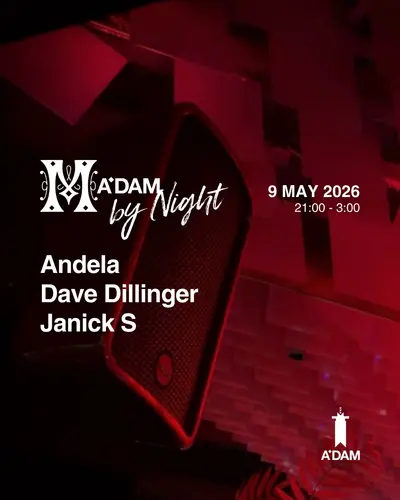 Madam by Night invites: Guerrilla Madam by Night invites: Guerrilla - EDM event at Madam in Amsterdam