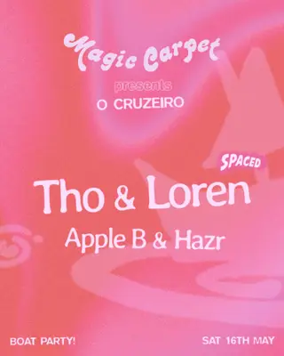 Magic Carpet invites Spaced: O Cruzeiro 2026 at TBA - Boat party! Magic Carpet invites Spaced: O Cruzeiro 2026 at TBA - Boat party!