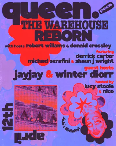 Queen! presents… The Warehouse Reborn with Robert Williams and Donald Crossley - EDM event at smartbar in Chicago