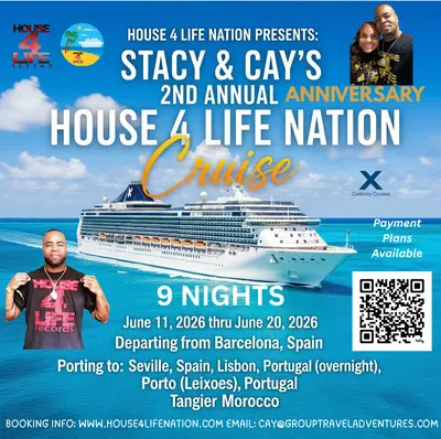 Stacy Kidd & Cay's 2nd Annual Anniversary House 4 Life Nation Cruise - EDM event at TBA in Barcelona