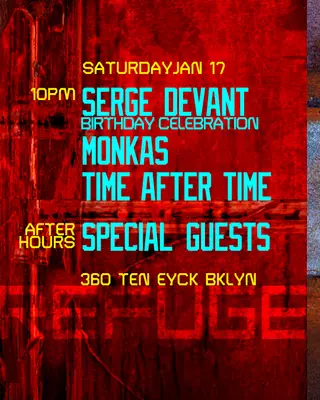 Refuge Saturdays with Serge Devant + Special Guests at Refuge Refuge Saturdays with Serge Devant + Special Guests at Refuge