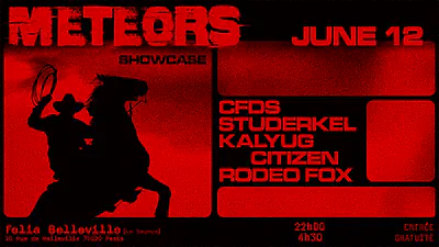 Meteors Showcase - EDM event at FOLIA in Paris