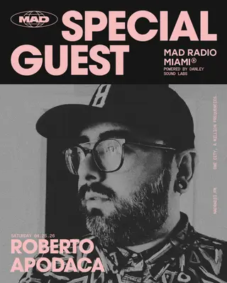 Roberto Apodaca, FELIS BEATUS + Diana NC, John Raffaele at Mad Radio Miami