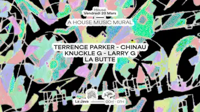 A House Music Mural with Terrence Parker - EDM event at La Java in Barcelona