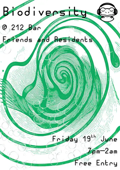 Biodiversity - Friends and Residents Summer Party Biodiversity - Friends and Residents Summer Party - EDM event at The 212 Café & Bar in Leeds