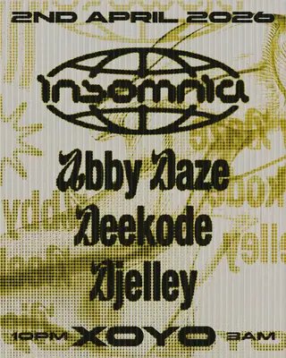 Insomnia London: Abby Daze, Deekode DJelley at XOYO