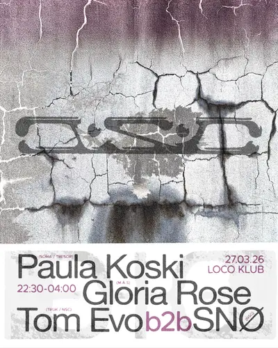 NSC presents: Paula Koski and Gloria Rose NSC presents: Paula Koski and Gloria Rose - EDM event at The Loco Klub in Bristol