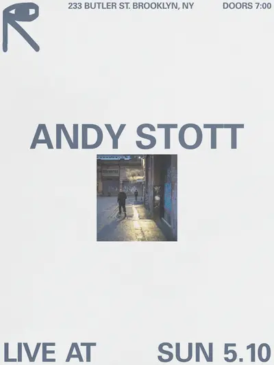 Andy Stott Andy Stott - EDM event at public records in New York