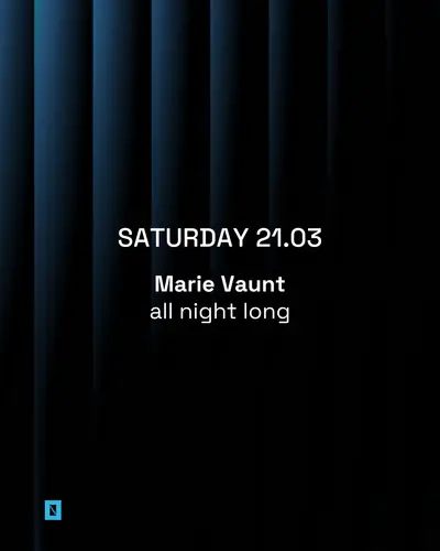 TOFFLER presents Marie Vaunt - all night long - EDM event at Toffler in Rotterdam