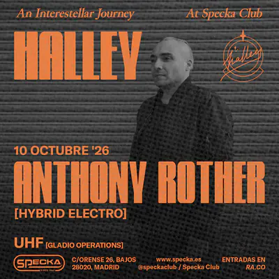 Anthony Rother [Hibryd Electro] I Halley Club - EDM event at Specka in Madrid