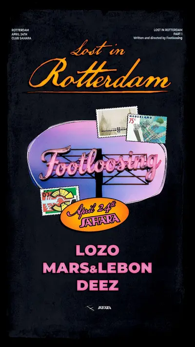 Footloosing - EDM event at Sahara in Rotterdam