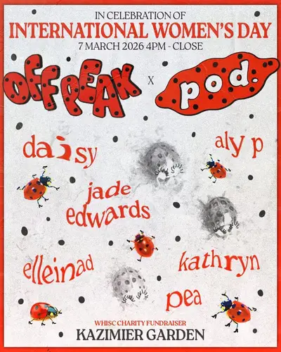 Off:peaK x pod International Women's Day Fundraiser - EDM event at Kazimier Garden in Paris