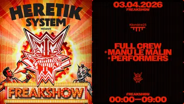 HERETIK: FULL CREW + Manu Le Malin + GUESTS at Kilomètre25 HERETIK: FULL CREW + Manu Le Malin + GUESTS at Kilomètre25