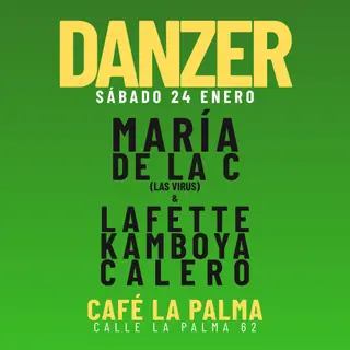 MARÍA DE LA C en Danzer - CAFÉ LA PALMA at Cafe La Palma