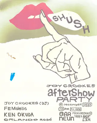 Joy Crookes Aftershow Party hosted by SHUSH at Bar Neun