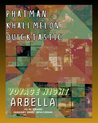 Voyage Night w Phatman & Khali Melon at Arbella