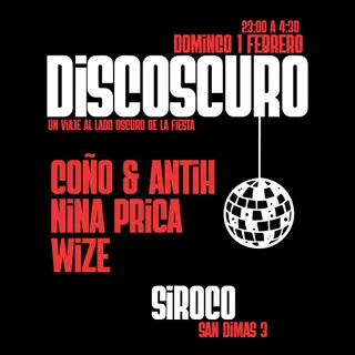 Discoscuro at Sala Siroco Discoscuro at Sala Siroco