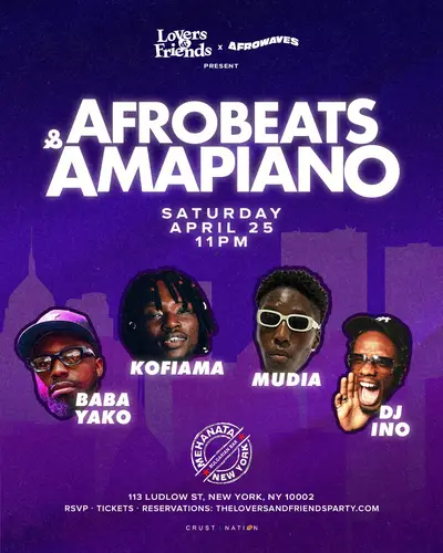 Afrobeats & Amapiano NYC Party with Baba Yako Kofiama & DJ INO Afrobeats & Amapiano NYC Party with Baba Yako Kofiama & DJ INO - EDM event at Mehanata Bar in New York