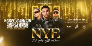 New Year's Eve Party - Harvy Valencia - Andrea Quintero - Cristian Arango at Listen Brooklyn