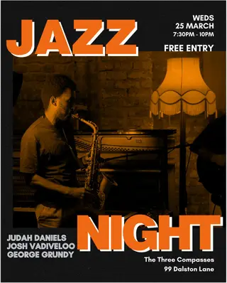 The Judah Daniels Trio, Live Jazz at The Three Compasses at The Three Compasses