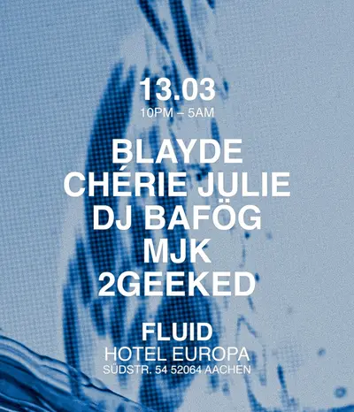 FLUID - EDM event at Hotel Europa in Dubai