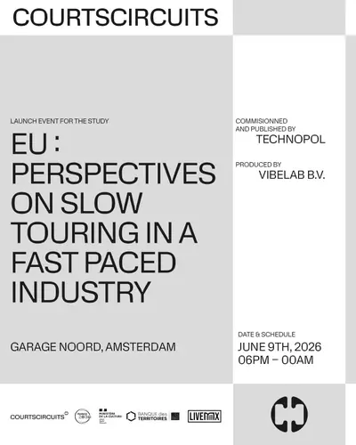 Report launch: Perspectives on slow touring in a fast paced industry - EDM event at Garage Noord in Amsterdam