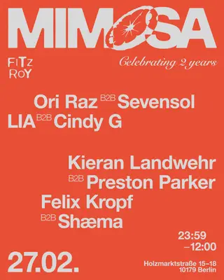 2 YEARS MIMOSA at Fitzroy