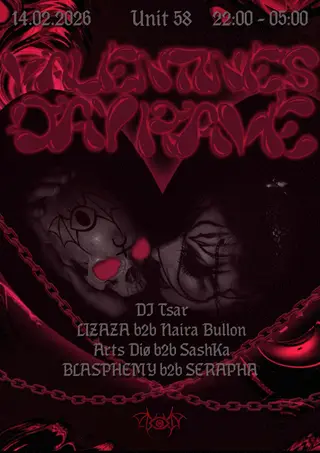 Palace Underground - Valentines Rave // Techno_Industrial_Hard Techno // at Unit 58