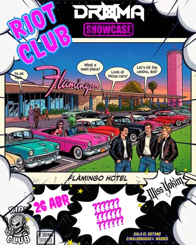 RIOT INVITES DROMA: PERFORMANCE BY: Miss Yokim RIOT INVITES DROMA: PERFORMANCE BY: Miss Yokim - EDM event at EL SÓTANO in Madrid