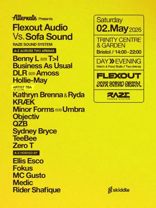 Alternate presents: Flexout Audio vs Sofa Sound at The Trinity Centre