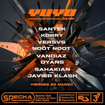 Special Night b2b - YUYU Techno Club at Specka Special Night b2b - YUYU Techno Club at Specka