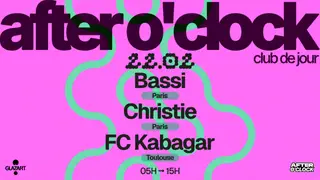 AFTER O'CLOCK: FC Kabagar - Christie - BASSI at Glazart