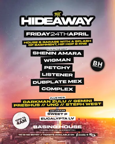 The Hideaway - EDM event at Basing House in London